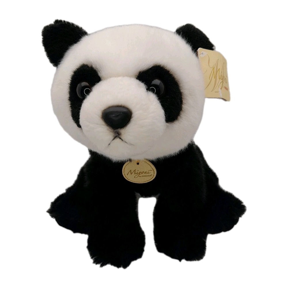 Aurora Miyoni Panda Bear Plush 8" Realistic Stuffed Animal NWT